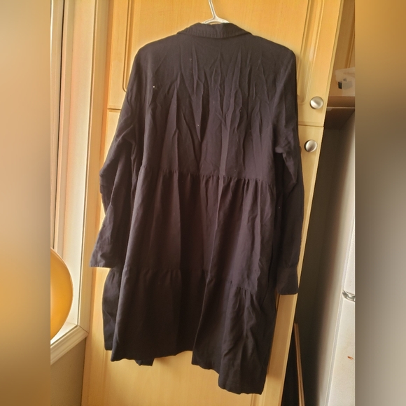 Gap Women Cotton Button Up Short  Dress With Pockets - Picture 6 of 7